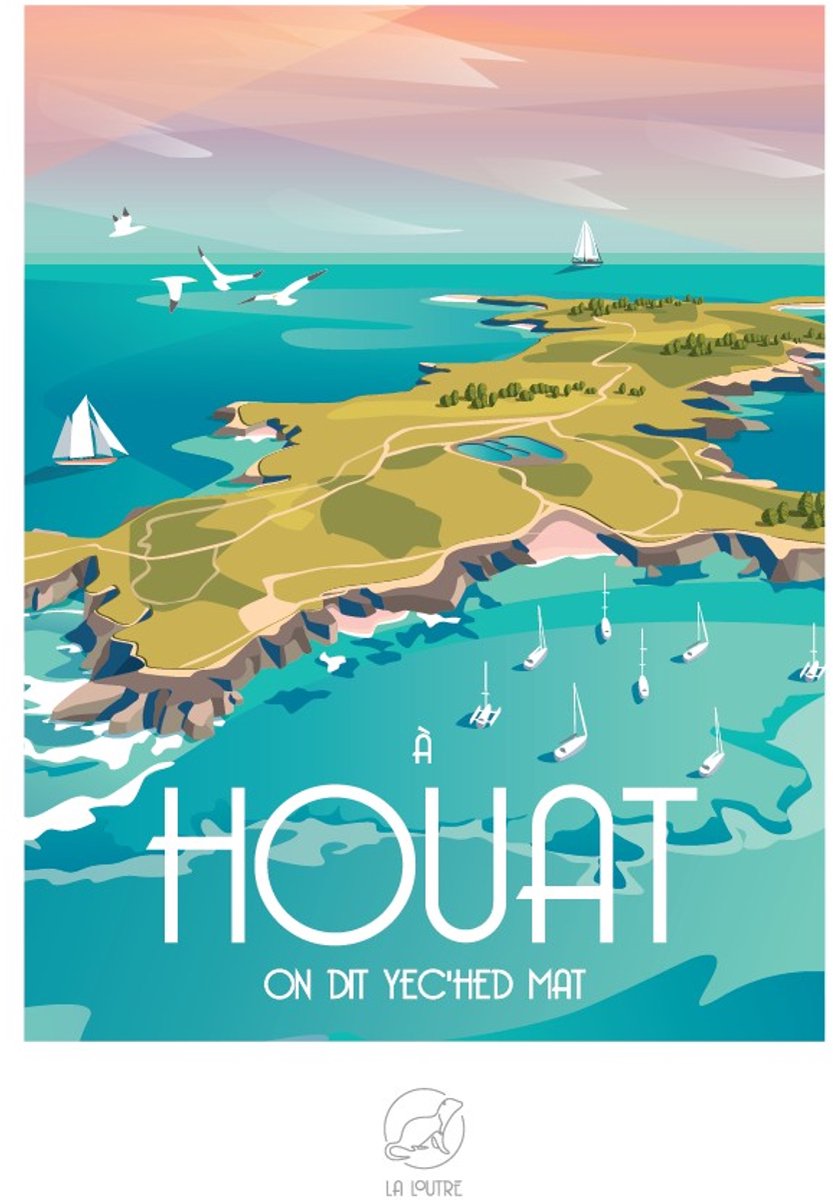 La Loutre puzzel Houat YecHed Mat - 1000 stukjes puzzelspel.