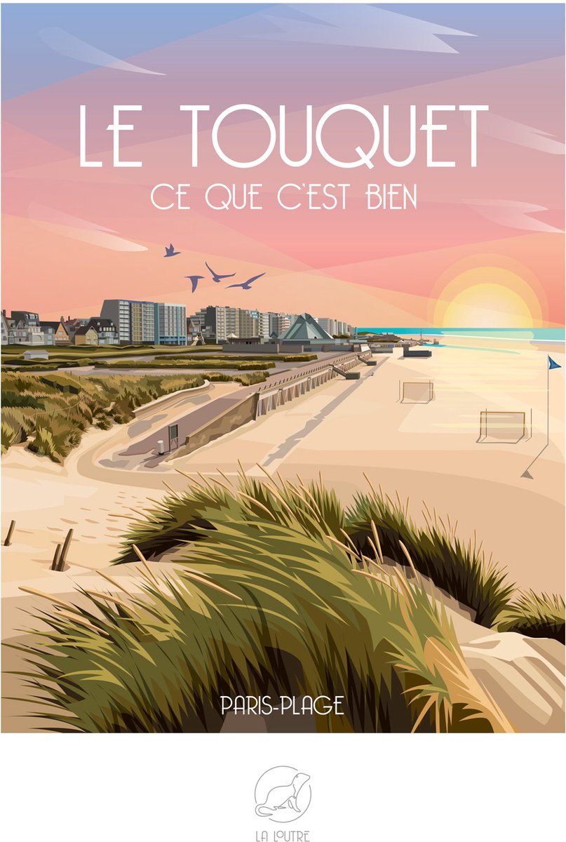 La Loutre puzzel LE TOUQUET CE QUE CEST BIEN - 1000 stukjes.