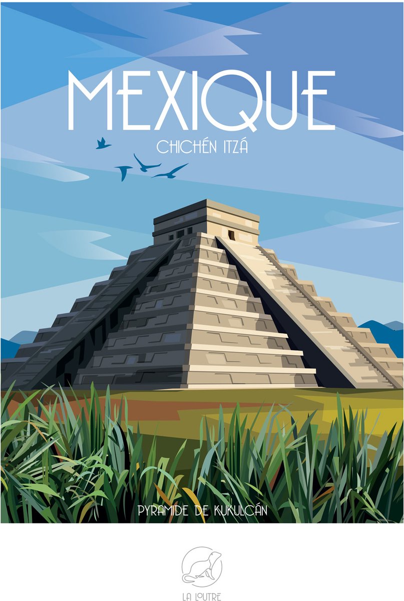 La Loutre puzzel Mexico Chichén Itza - 1000 stukjes puzzel.