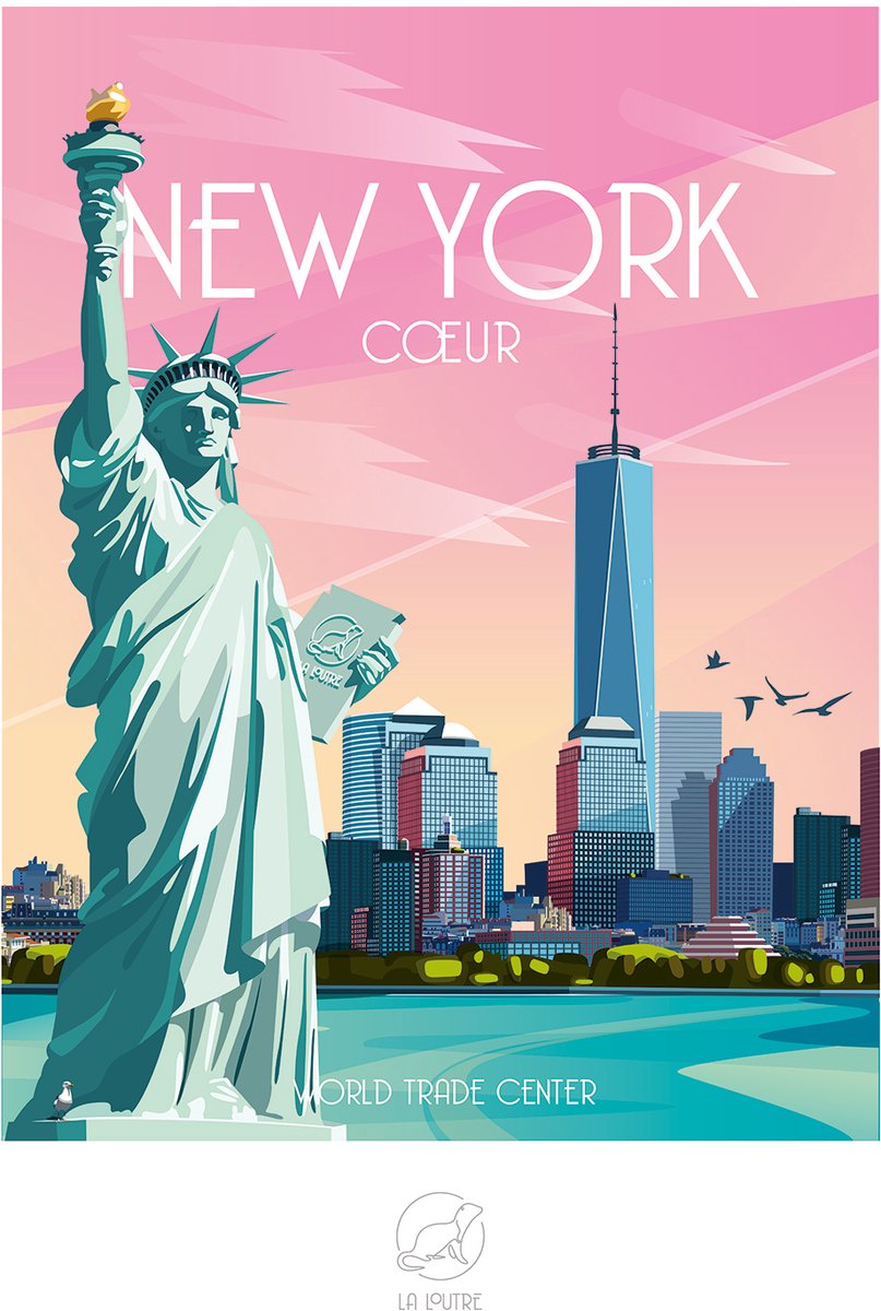 La Loutre puzzel New York World Trade Center 1000 stukjes.