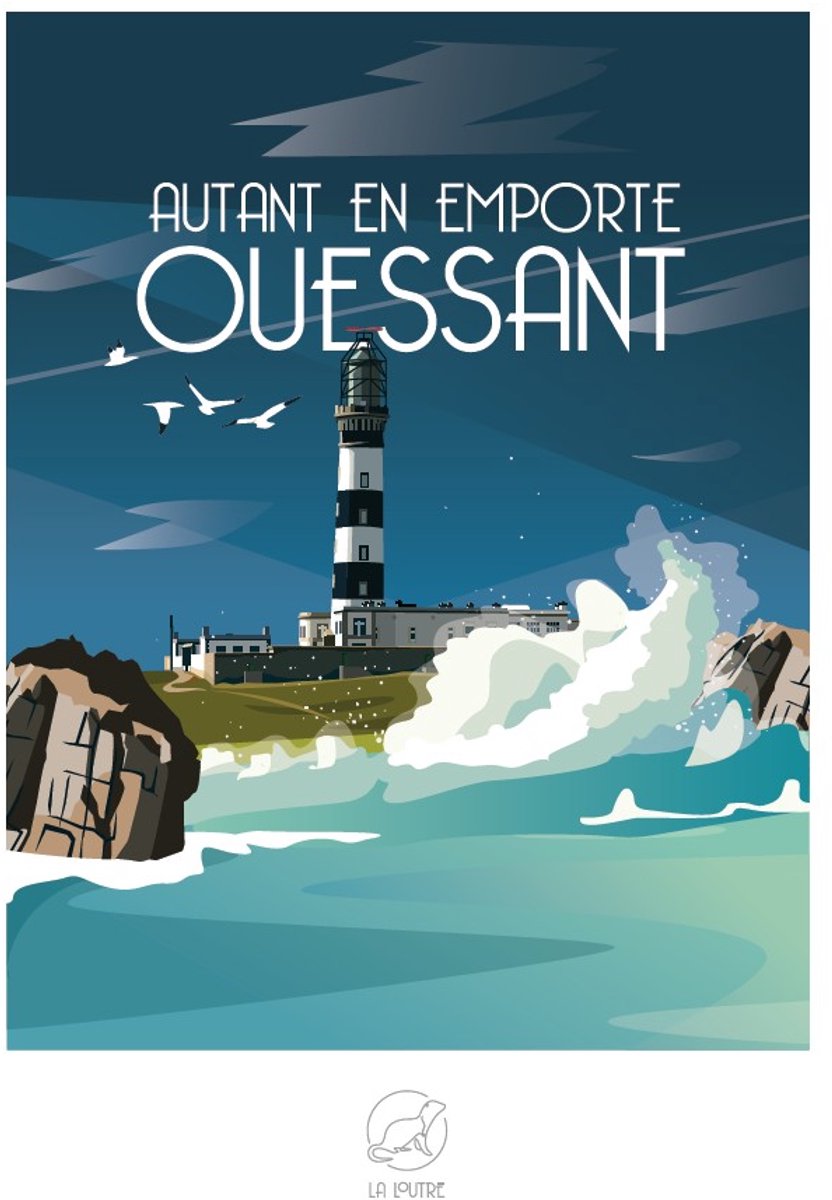 La Loutre puzzel OUESSANT - 1000 stukjes legpuzzel volwassenen.