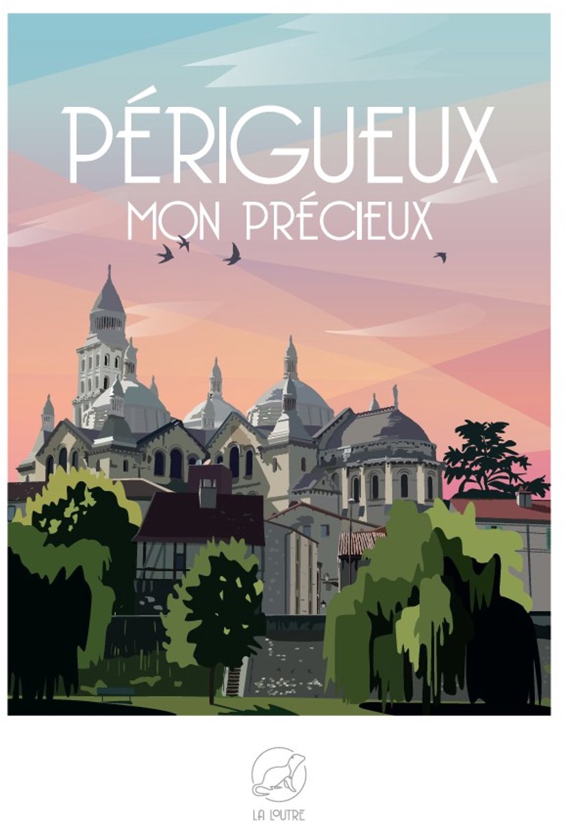 La Loutre puzzel PERIGUEUX Mon Précieux - 1000 stukjes puzzel.