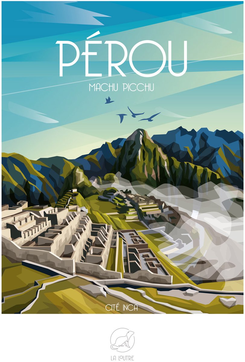 La Loutre puzzel Peru Machu Picchu - 1000 stukjes puzzel.