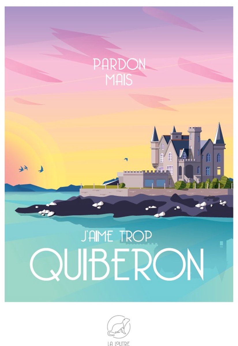 La Loutre puzzel Quiberon 1000 stukjes - legpuzzel volwassenen.