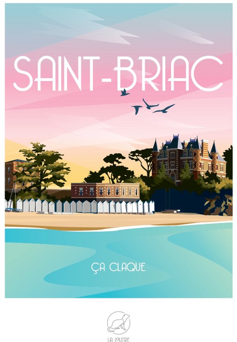 La Loutre puzzel Saint-Briac 1000 stukjes - legpuzzel.