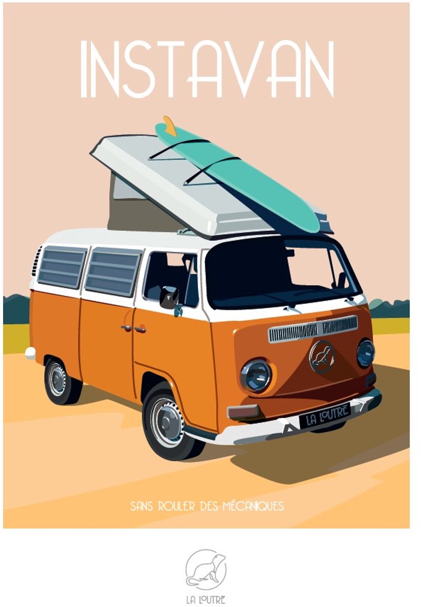 Instavan puzzel 50cm x 70cm 1000 stuks La Loutre