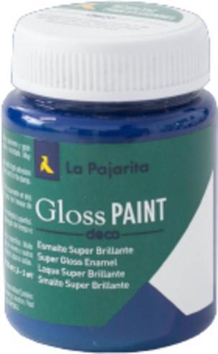 La Pajarita Glans Verf 75ml Oceaan Blauw