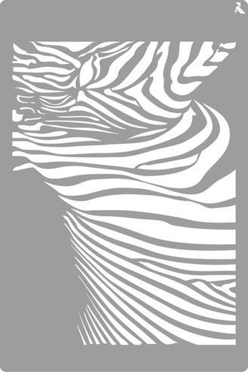   Stencil Zebra 20x30cm