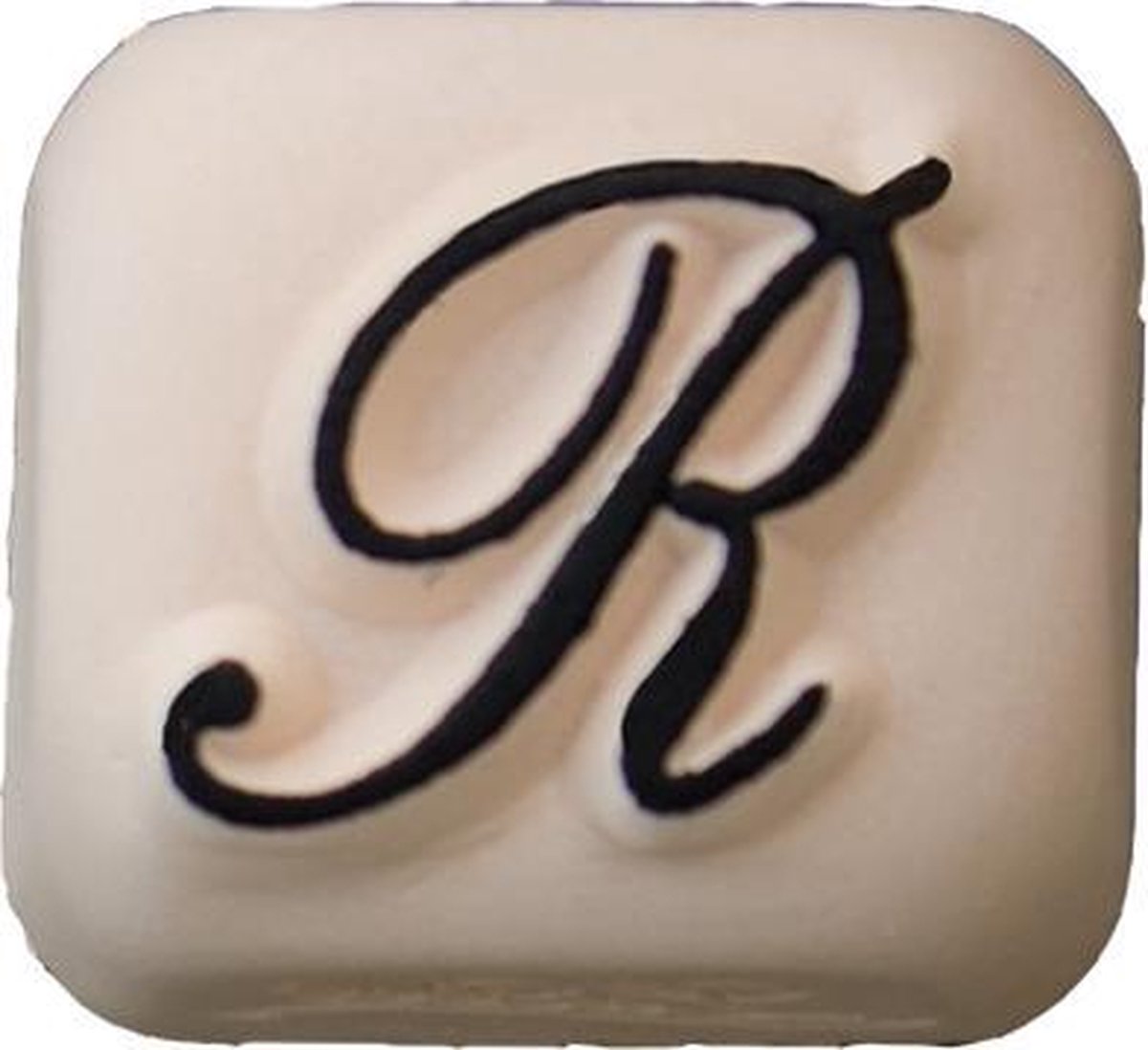 LaDot Tattoo Stempel Steen - S125R - Small - Letter R - Nep Tattoo - Black Tattoo - Kinderen en Volwassenen