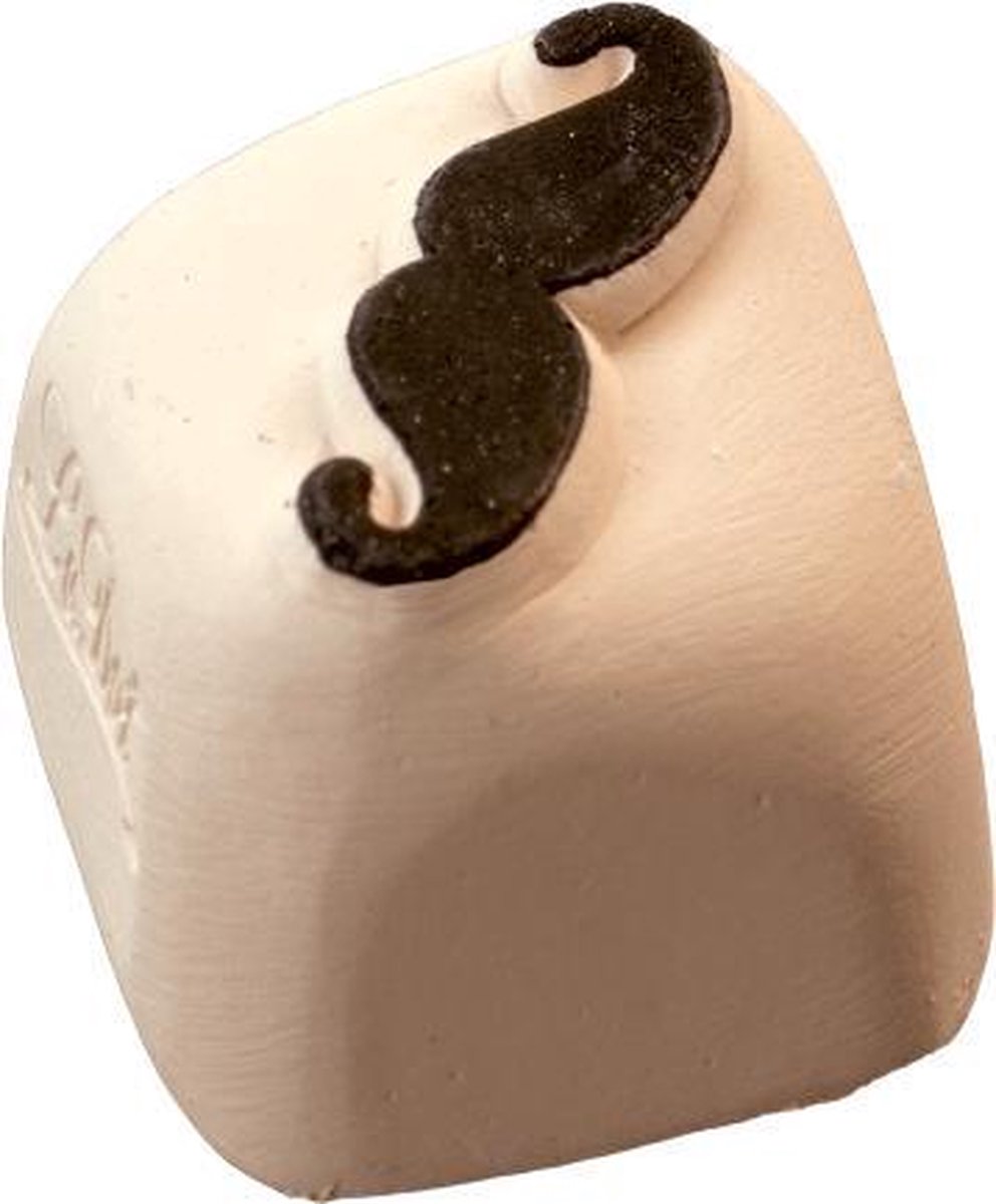 LaDot Tattoo Stempel Steen - S31 - Small - Snor - Nep Tattoo - Black Tattoo - Kinderen en Volwassenen