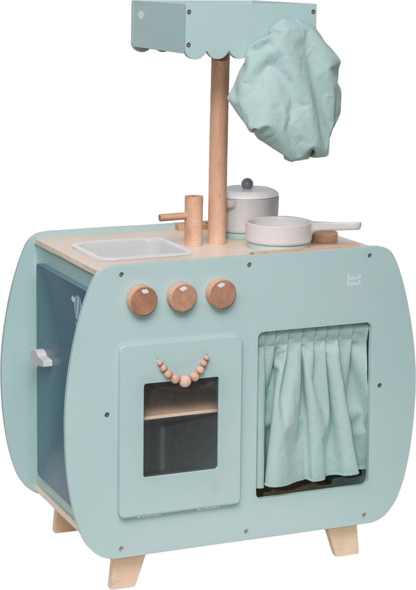   Groen Houten Bistro Keuken LLWT-34758