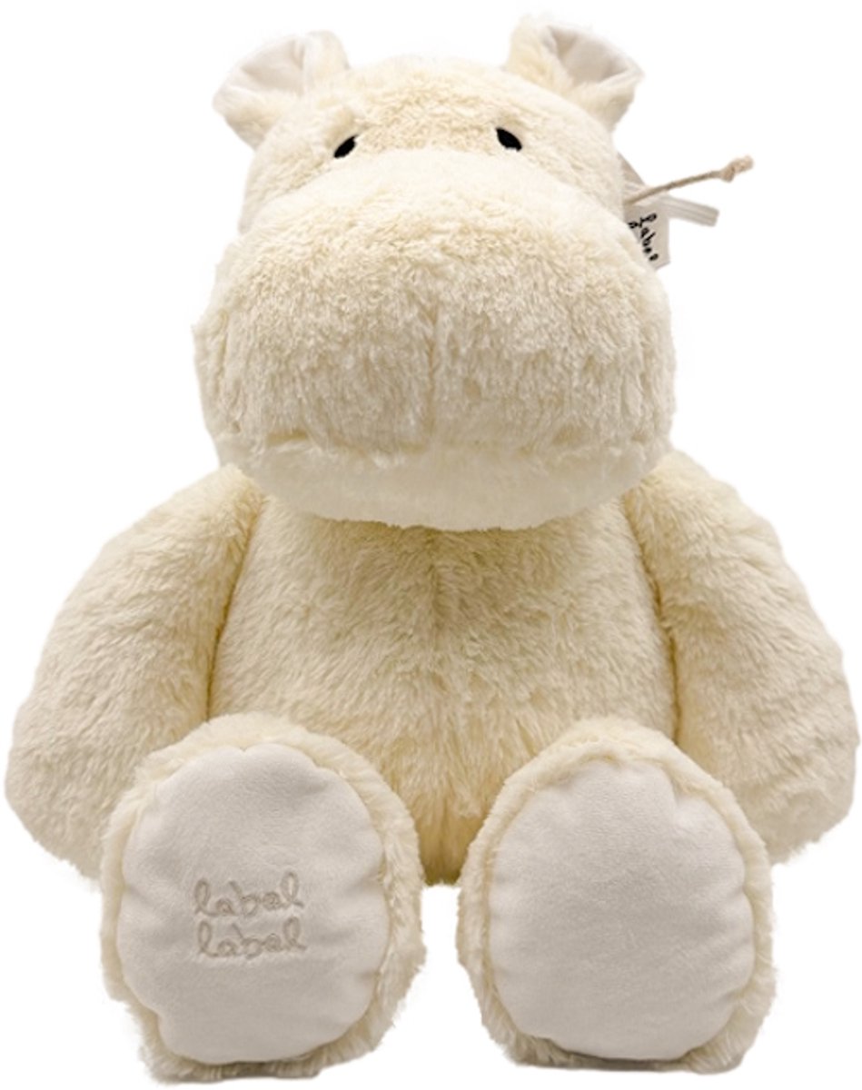 Label Label Hippo Harvey Ivory 34 cm Knuffel LLPL-04144