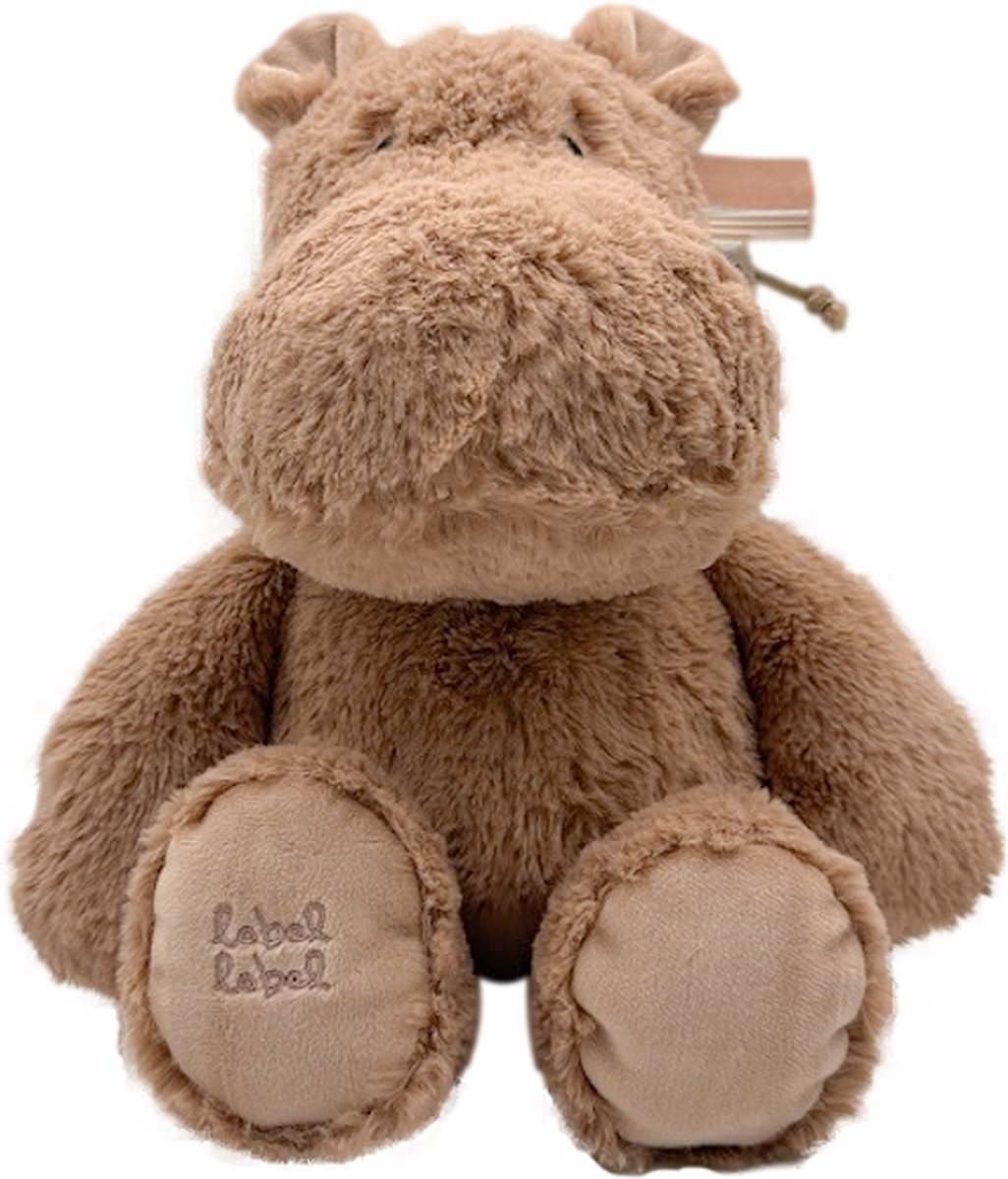 Label Label Hippo Harvey Nougat 26 cm Knuffel LLPL-04090
