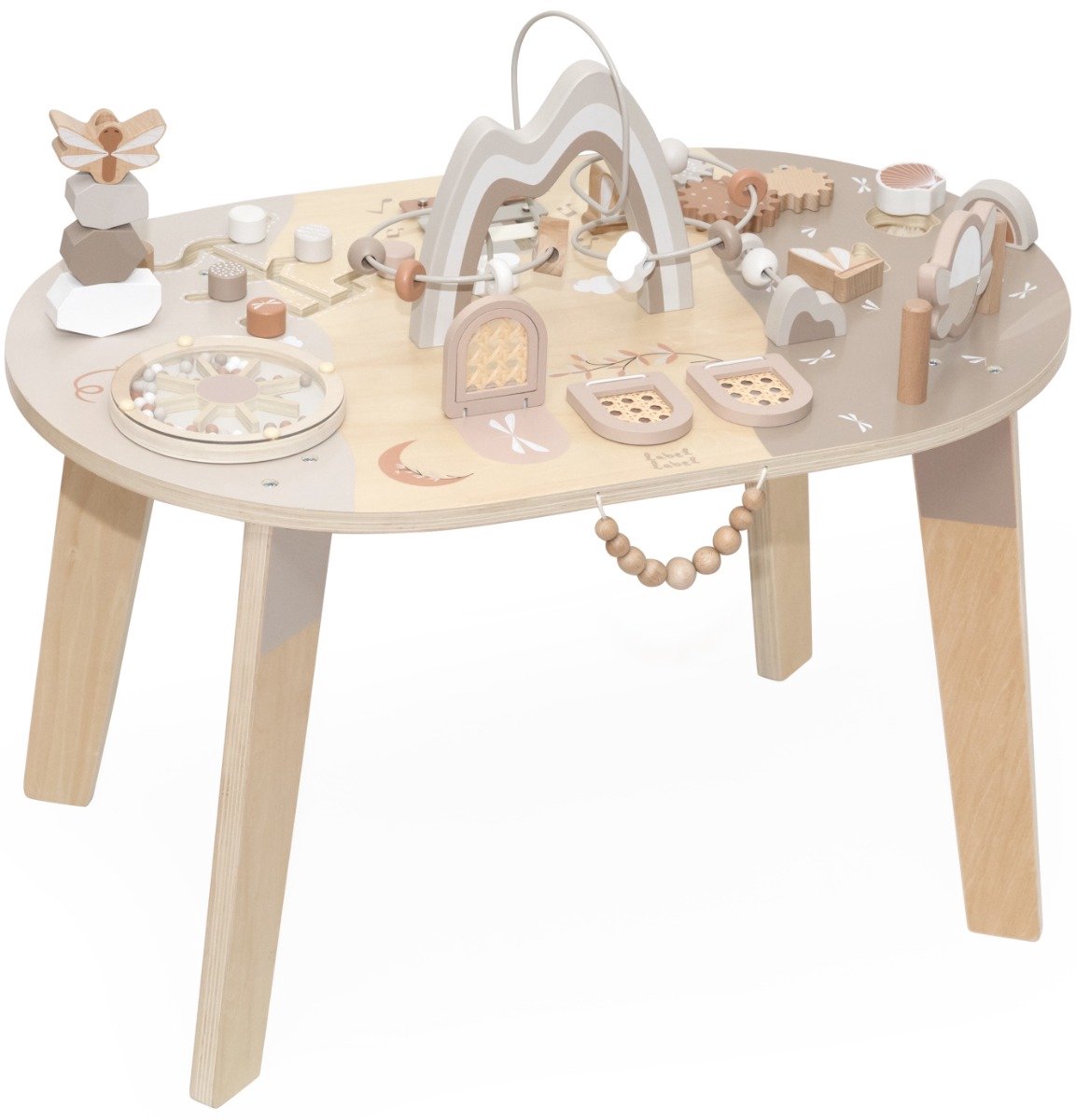 Label Label Nougat Houten Activiteitentafel LLWT-10398