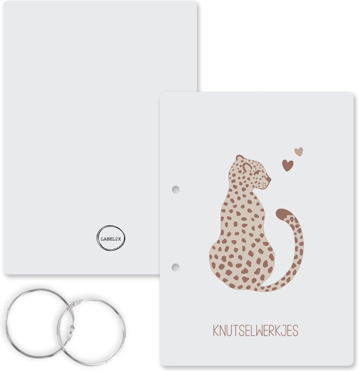 Label2X - Bewaarbundel Knutselwerkjes Cheetah - A4