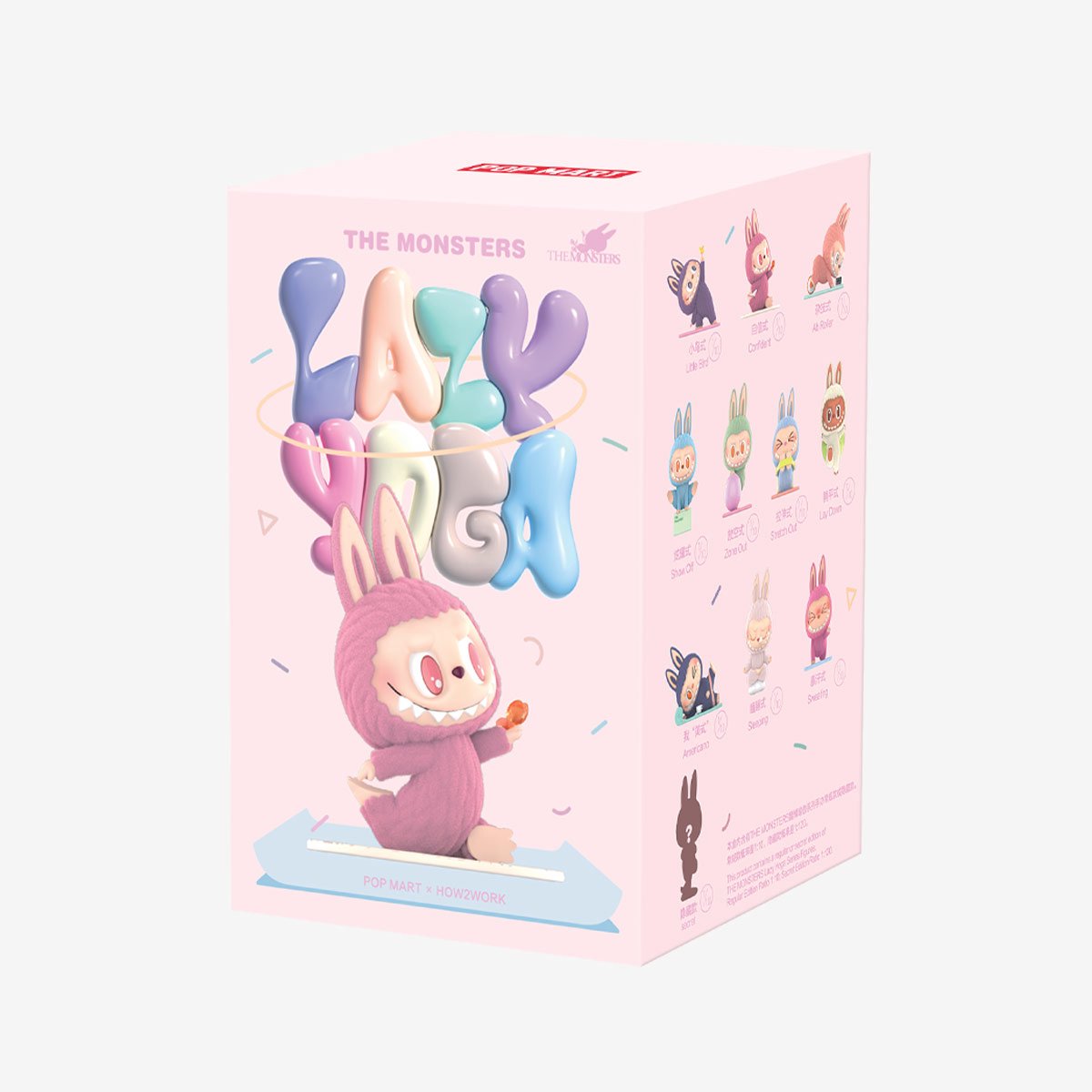 Pop Mart Labubu - The Monsters - Lazy Yoga Series - 100% Origineel - Blind Box - Enkele doos - Designer Toy - Collectible Figure - Verzamel ze allemaal - Kans op secret - Labubu Pop - Welke trek jij? - Sleutelhanger - Pluche