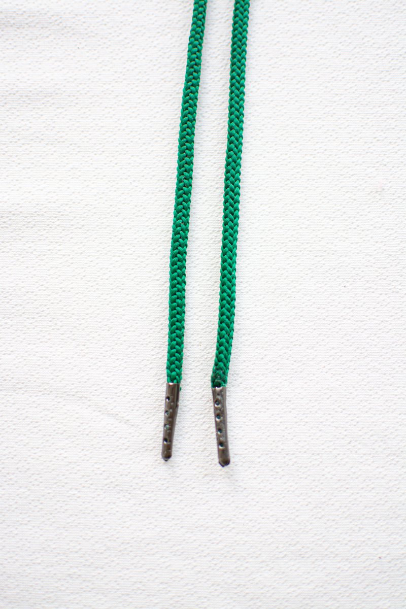 Schoenveters rond - koord groen - 100cm veters rond veters voor wandelschoenen, werkschoenen en meer