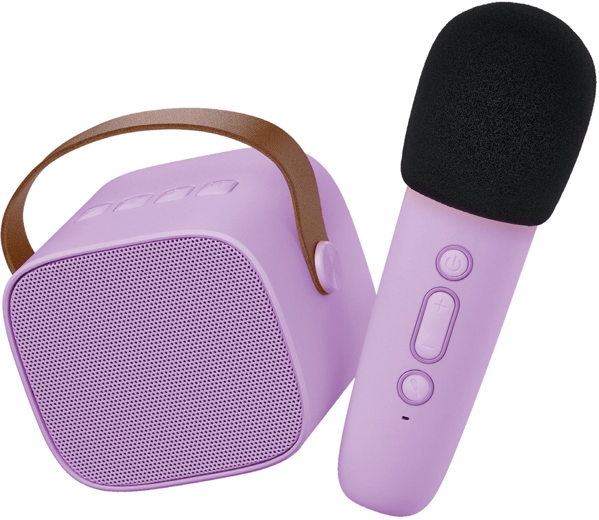  Karaoke set - Bluetooth microfoon en luidspreker - Lila