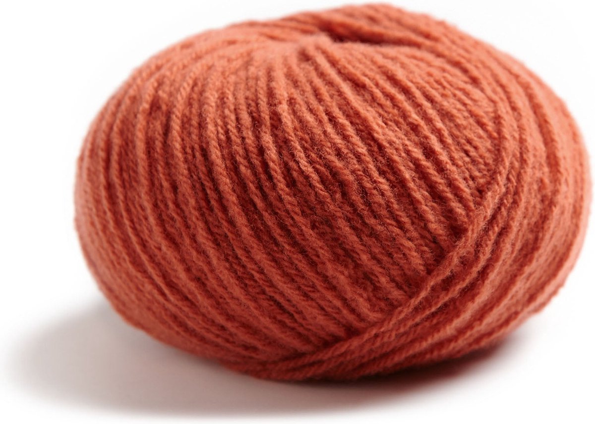 LAMANA - Como - 100 % Merino Superfine garen - Wordt per 5 stuks verkocht -120 m. - 25 gr. - Kleur : Copper (25)