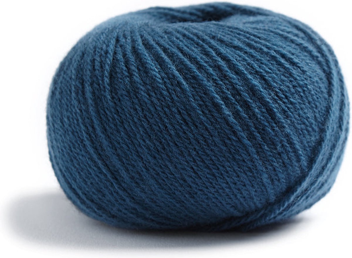 LAMANA - Como - 100 % Merino Superfine garen - Wordt per 5 stuks verkocht -120 m. - 25 gr. - Kleur : Lagoon Bleu (55)