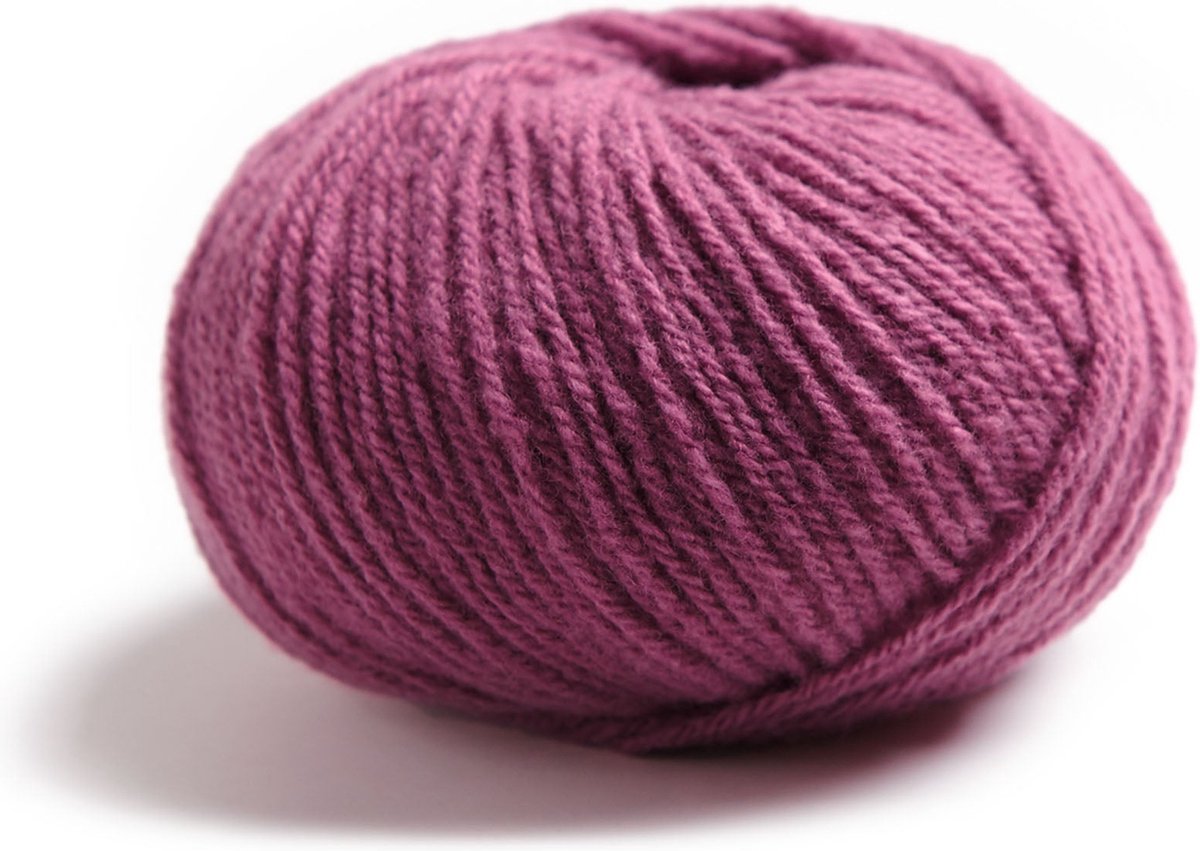 LAMANA - Como - 100 % Merino Superfine garen - Wordt per 5 stuks verkocht -120 m. - 25 gr. - Kleur : Lilac (32)