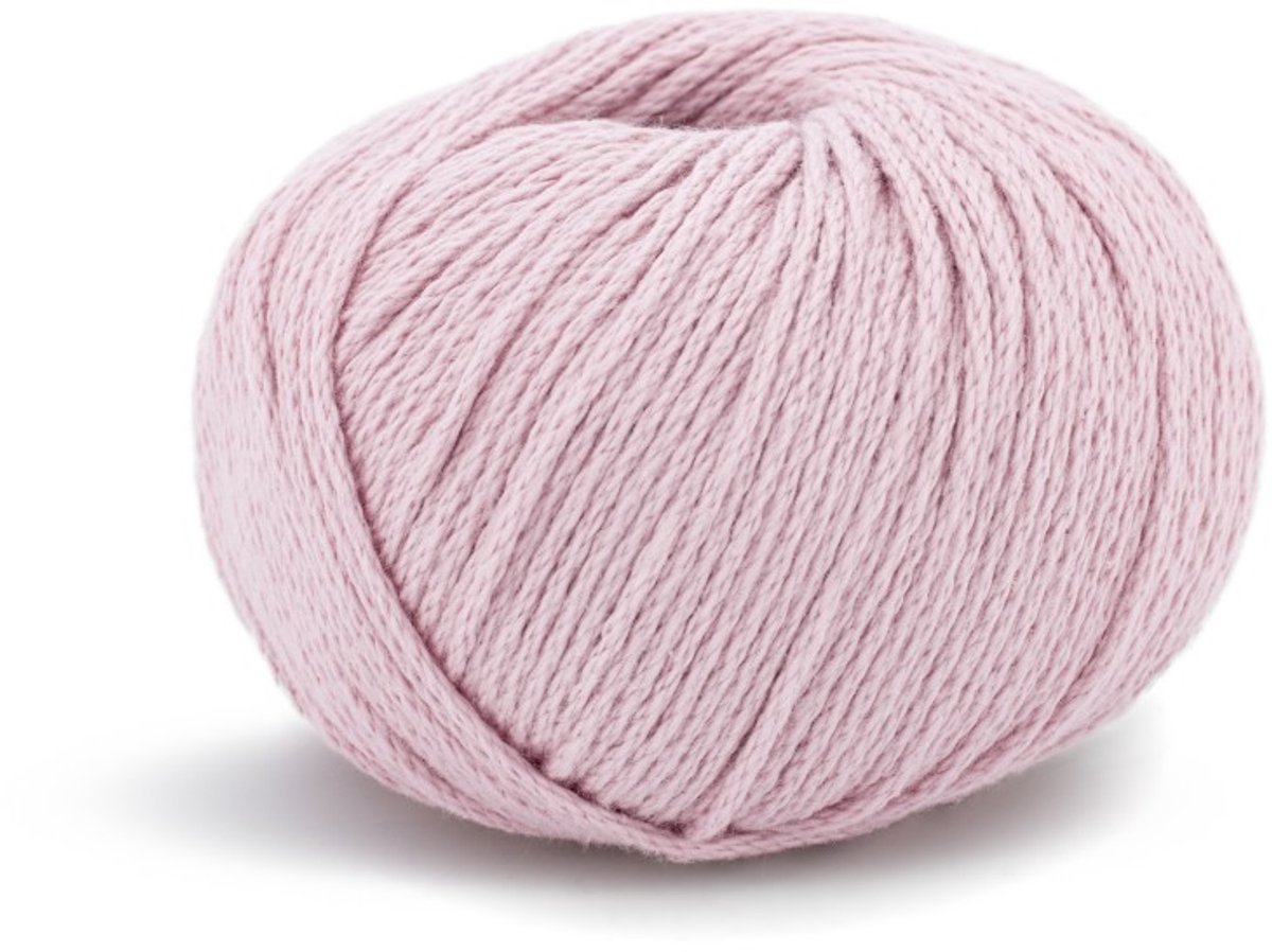 LAMANA - Ica - 100 % premium biologisch zeldzame Pima katoengaren - Wordt per 3 stuks verkocht - 80 m. 50 gr. - Kleur : Altrosa (ic40)