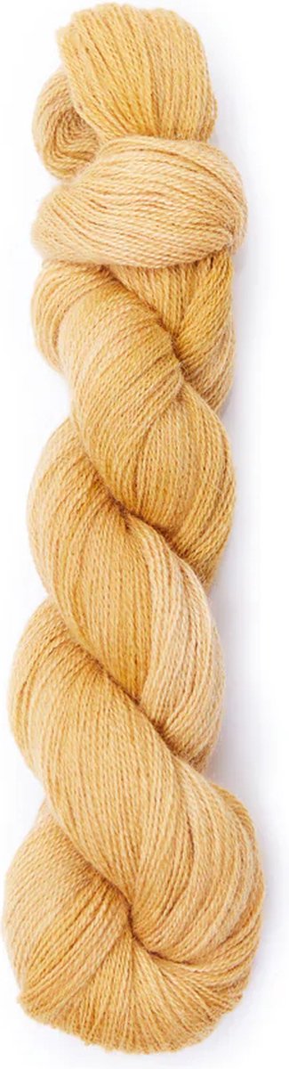 LAMANA - Piura Arte - 100 % Zuivere handgeverfde baby alpaca garen - 400 m. - 50gr. - kleur :Curry (08)