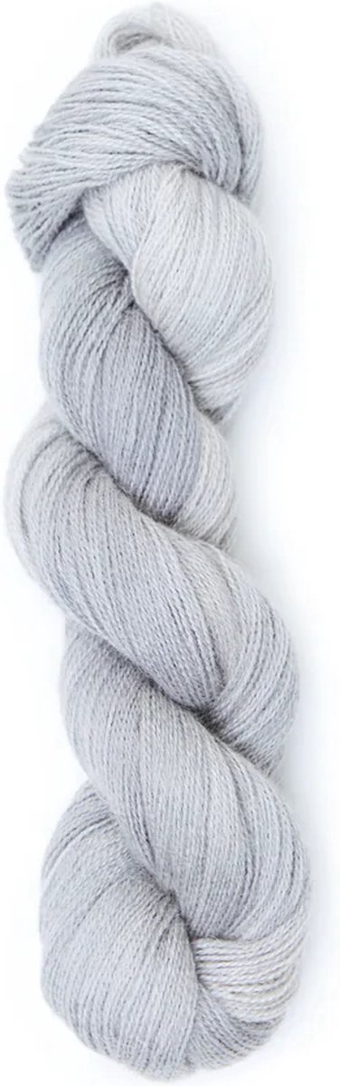 LAMANA - Piura Arte - 100 % Zuivere handgeverfde baby alpaca garen - 400 m. - 50gr. - kleur: Silver Grey (05)