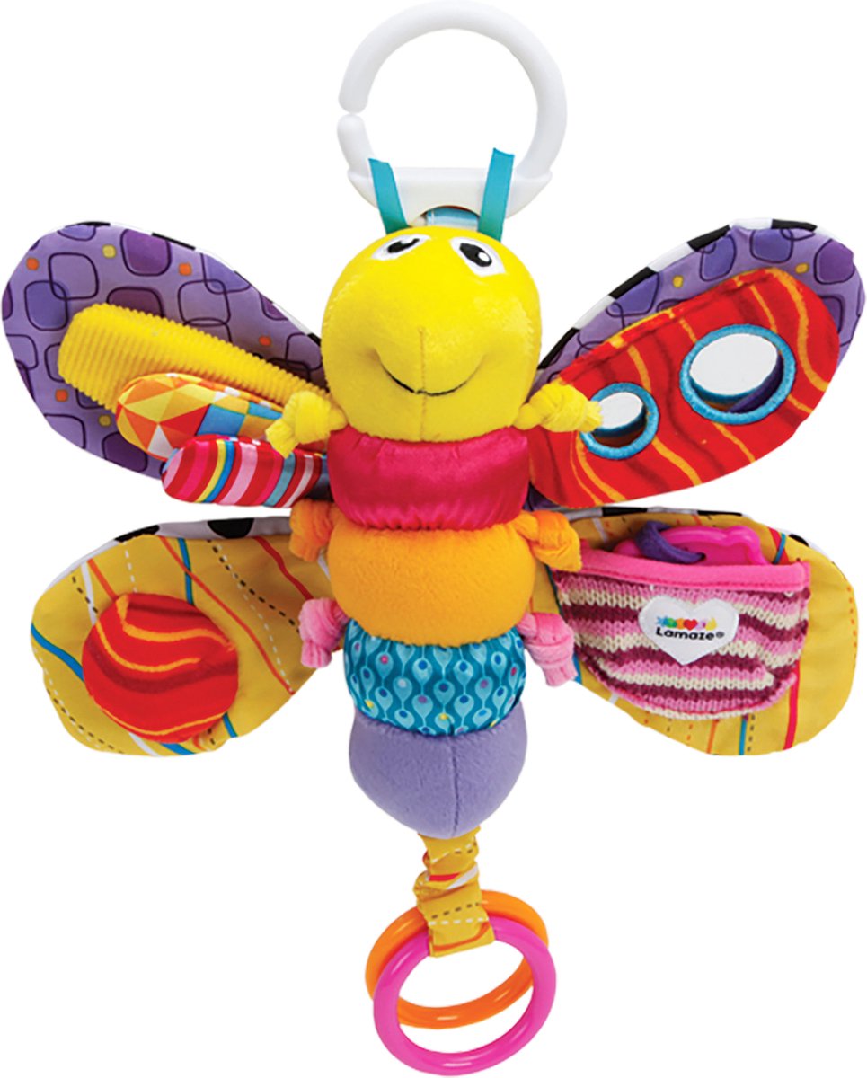 Lamaze Fifi de Vuurvlieg - Grijp- en bijtspeelgoed - Babyspeelgoed - Knuffel - Spelen en ontdekken