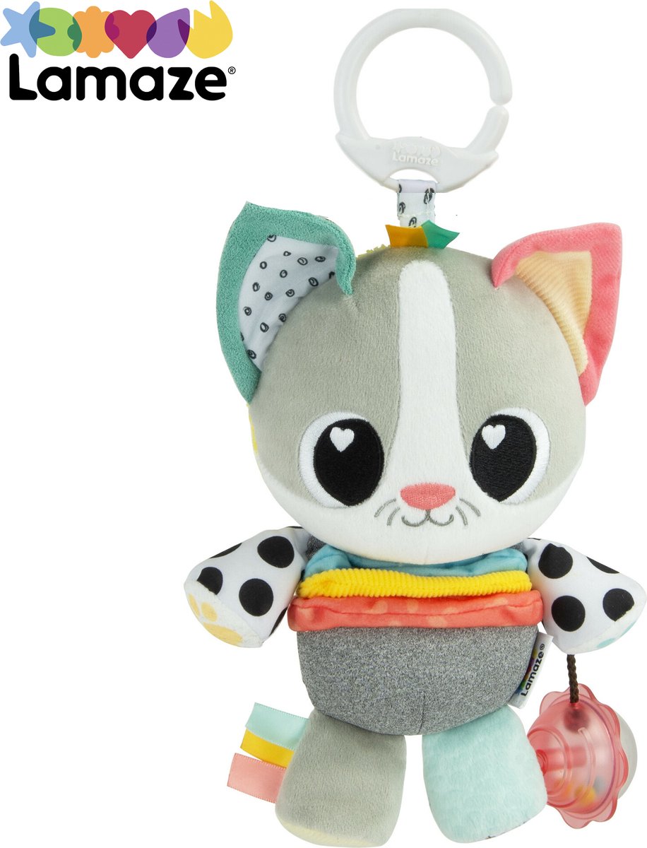 Lamaze Millie de Kat - Educatief babyspeelgoed - Spelen en ontdekken - Knuffel