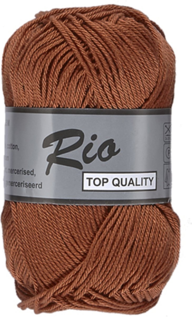 Lammy Yarns Rio katoen, licht berenbruin, 5 bollen