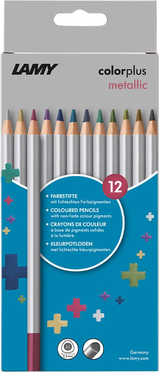 Kleurpotloden Lamy - Color Plus Metallic - 12 stuks