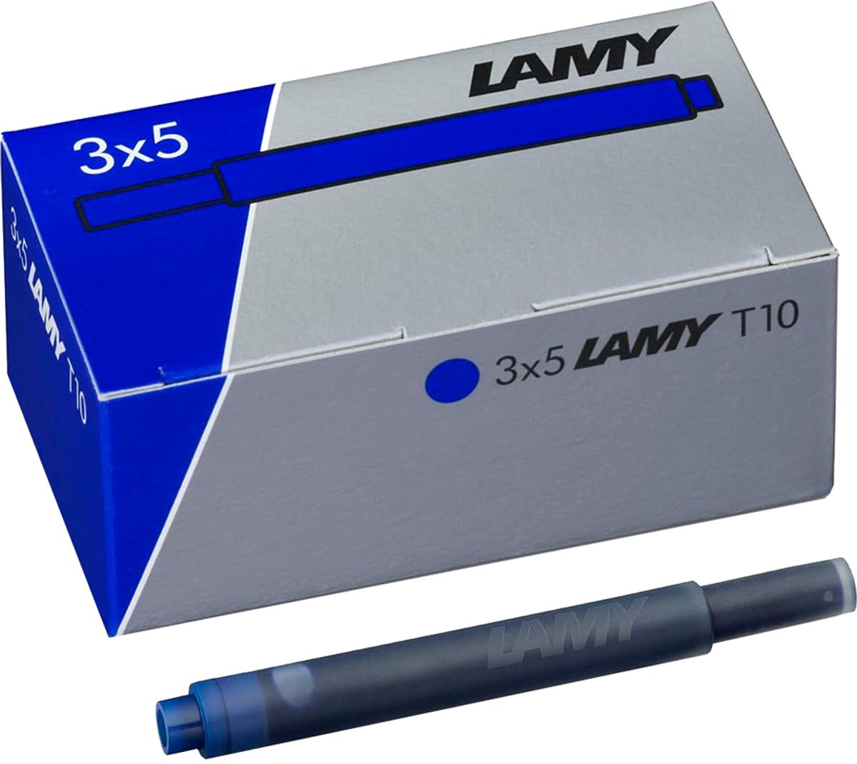 Lamy inktpatronen vulpen blauw - 15 stuks wisbare navulling.