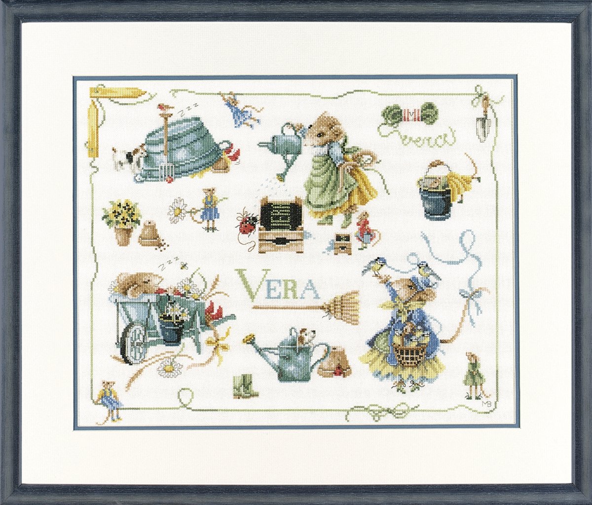 borduurpakket 34358 marjolein bastin, vera de muis, tuinieren