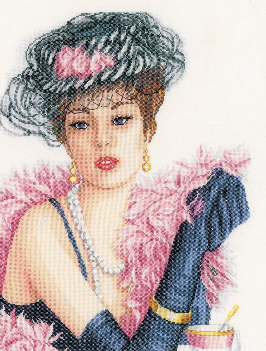 borduurpakket PN0167129 elegante dame