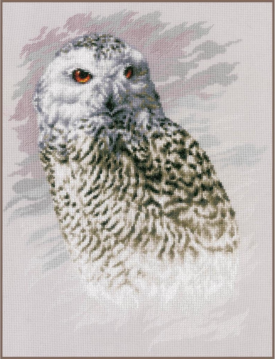 borduurpakket PN0183826 sneeuwuil