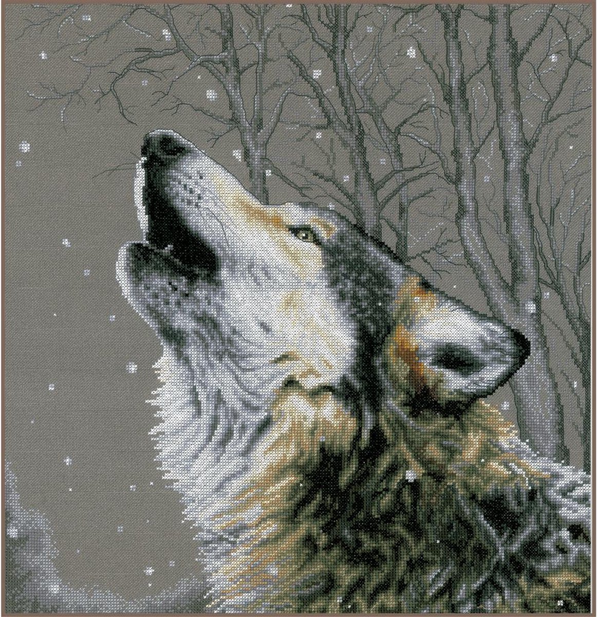 borduurpakket PN0202607 wolf, 