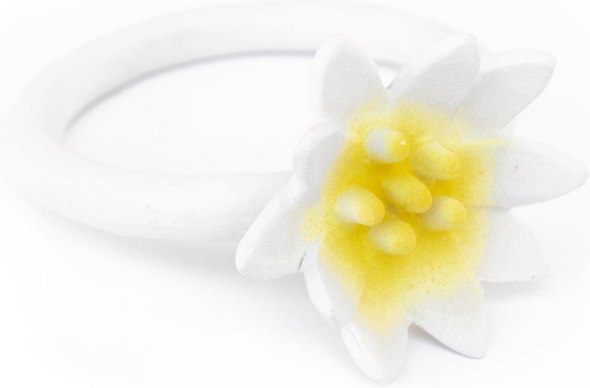 Lanco - Bijtring Lotus wit