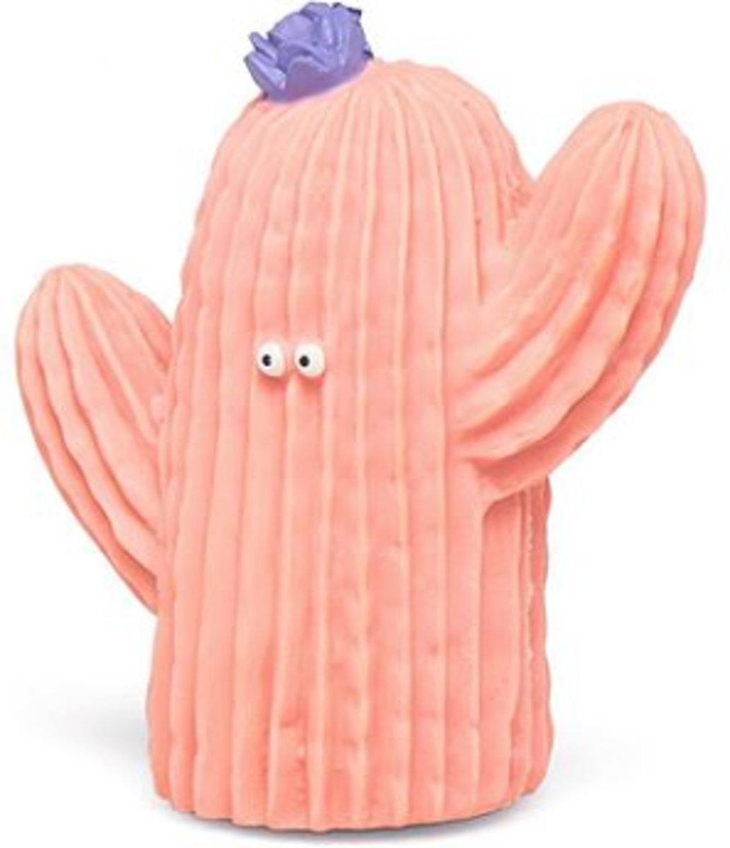 Lanco - Sensory Rubberen bijtspeeltje Cactus Roze