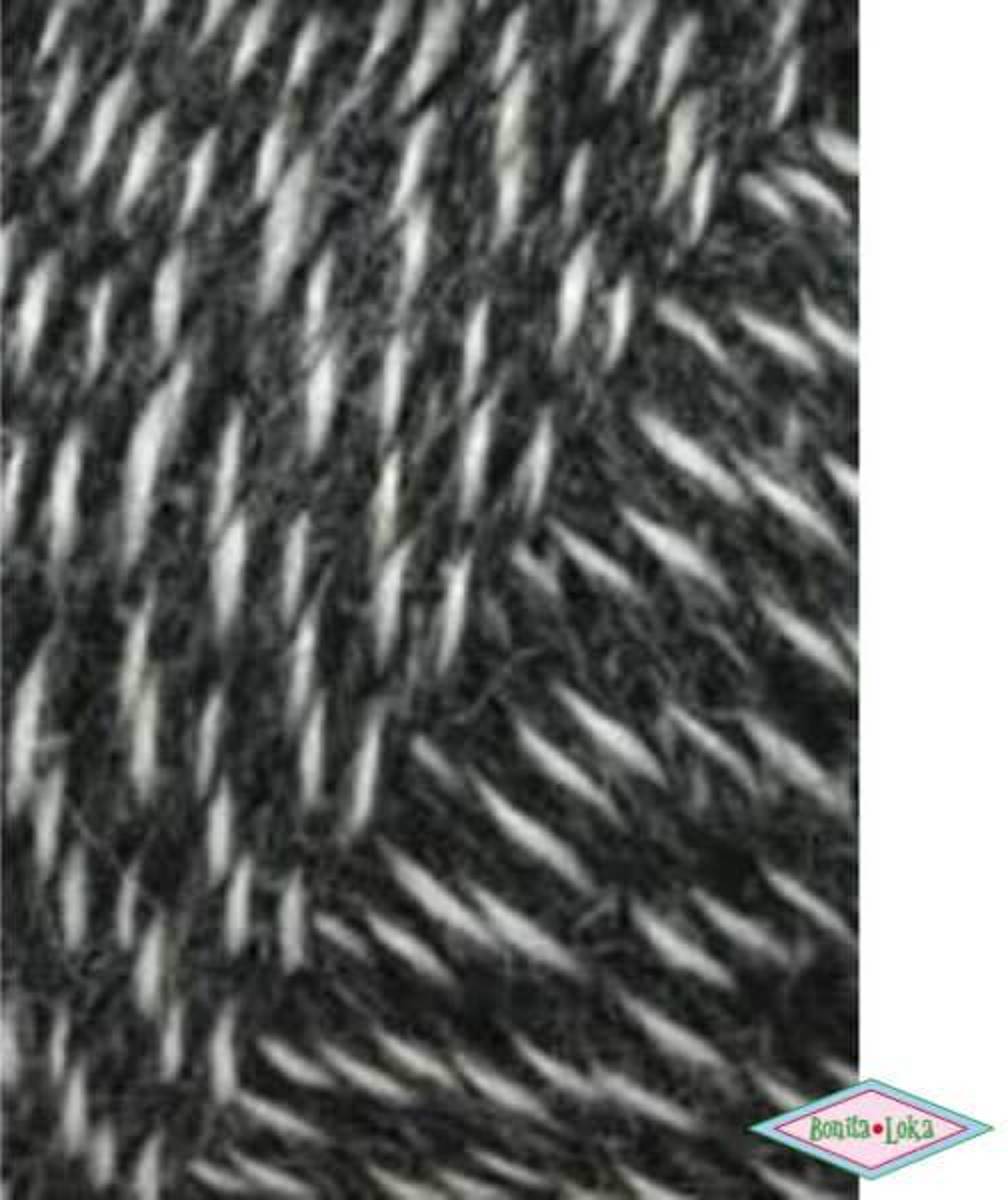 Lang Yarns Jawoll Superwash 137 Antraciet/Ecru