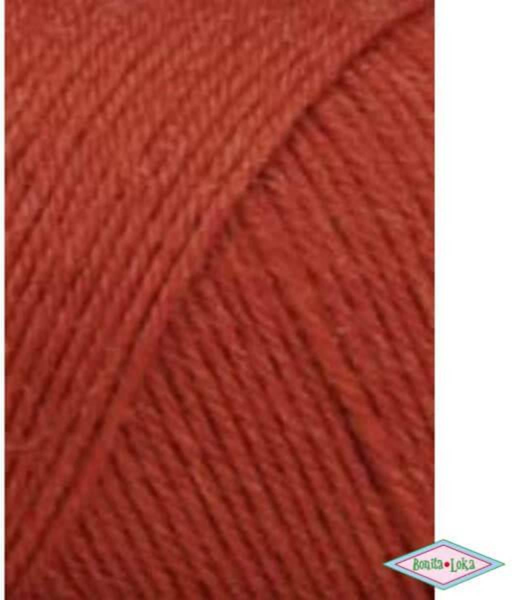 Lang Yarns Jawoll Superwash 275 Bruin/oranje