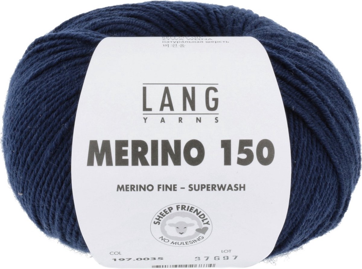 Lang Yarns Merino 150 - 35 marine