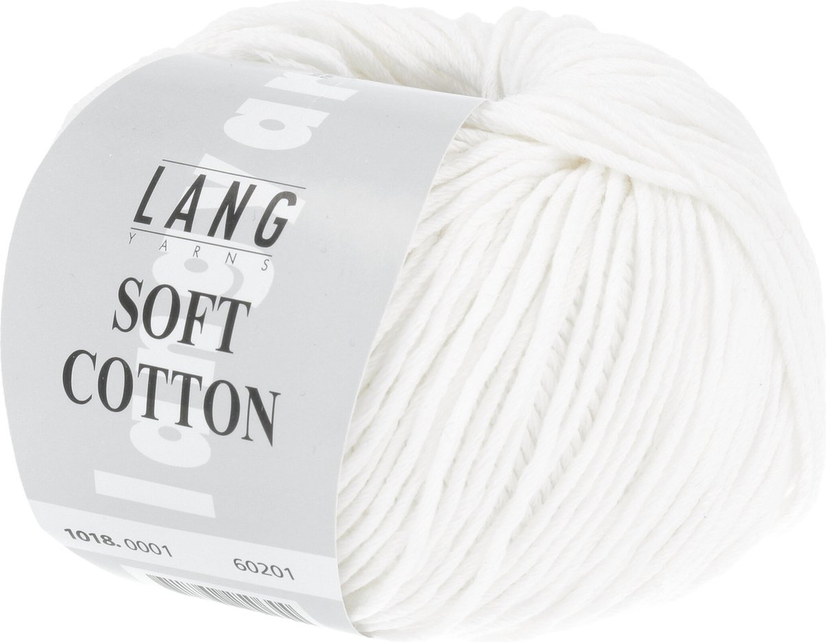 Lang Yarns Soft Cotton 0001 Wit