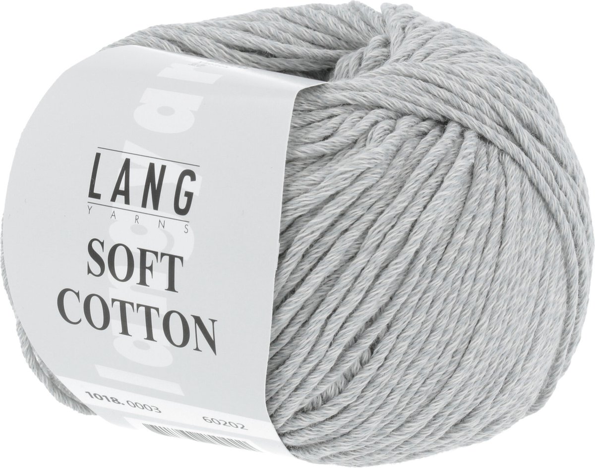Lang Yarns Soft Cotton 0003 Lichtgrijs