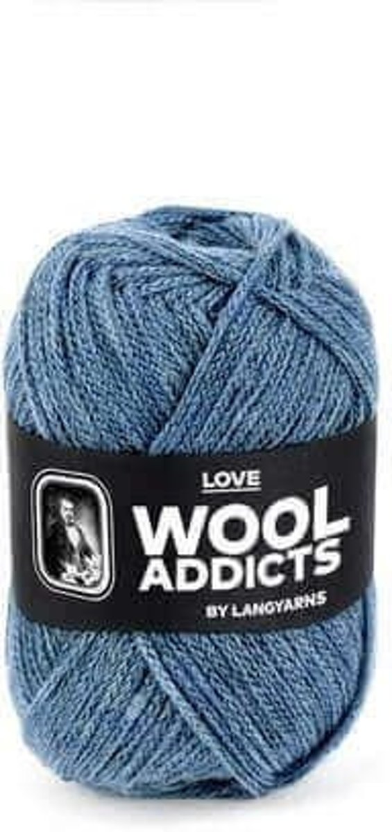 Lang Yarns Wooladdicts Love zeegroen 74