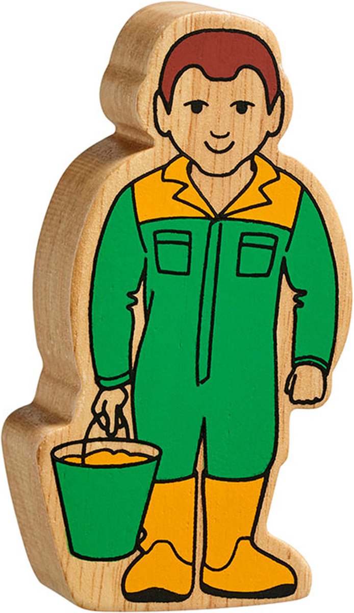 Lanka Kade houten speelgoed Boerenknecht educatief figuur.