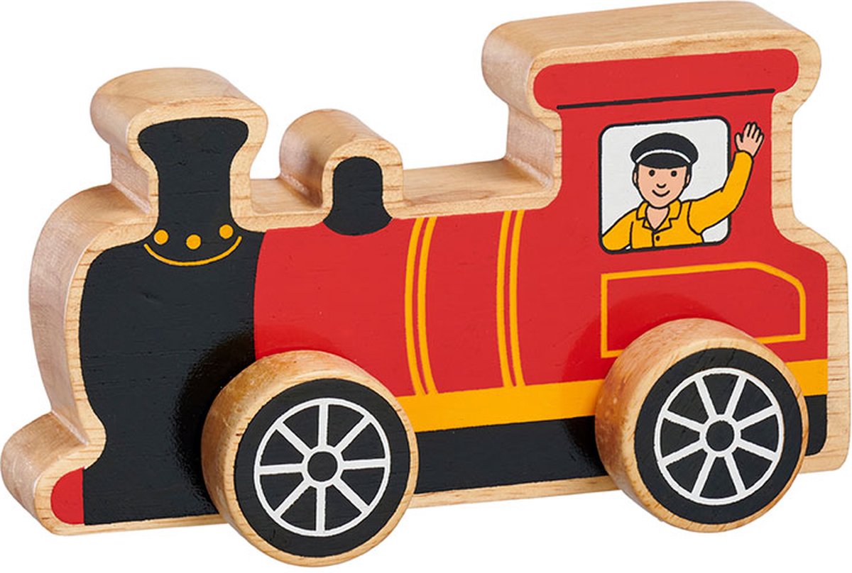 Lanka Kade houten speelgoed trein - kleurrijke voertuigen voor kinderen.