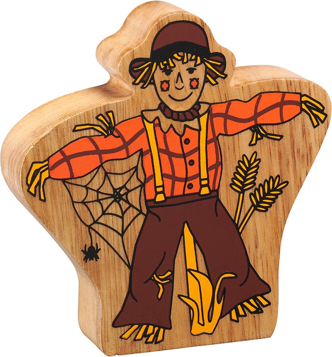 Lanka Kade houten vogelverschrikker speelgoed oranje-bruin educatief.