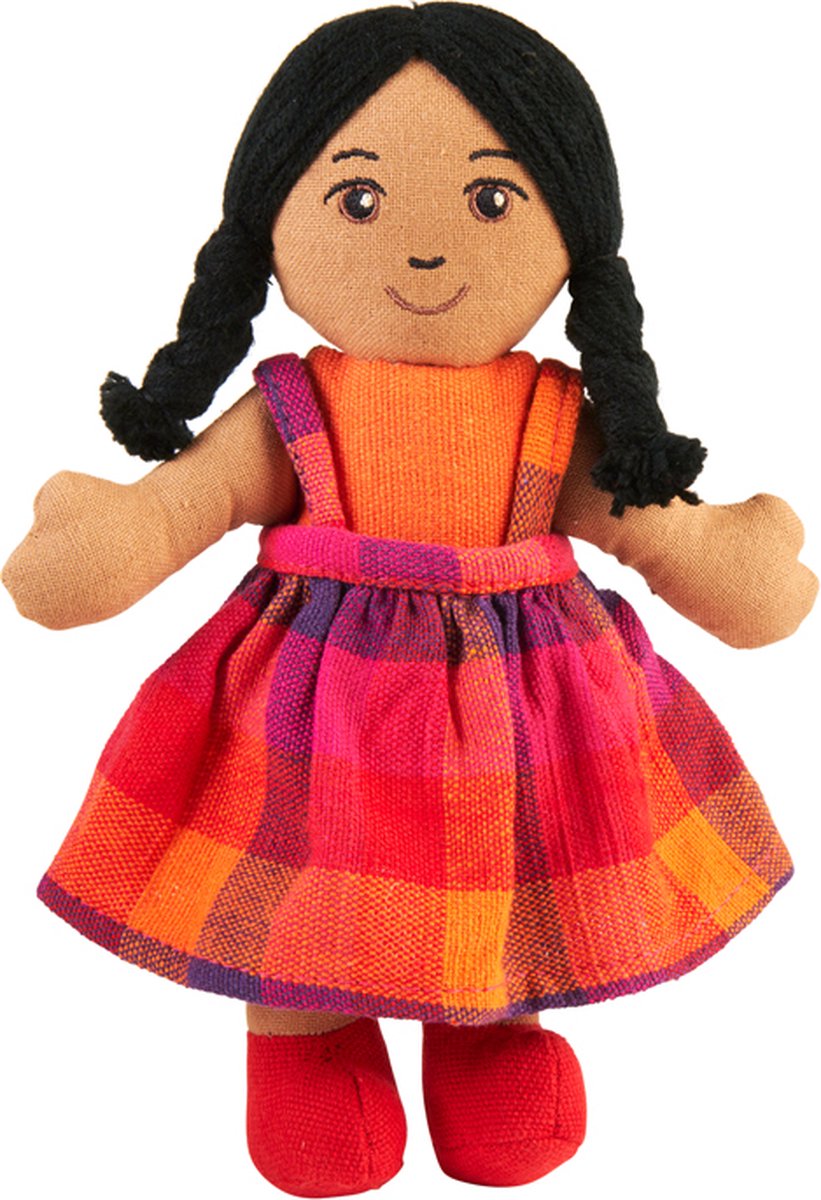 Lanka Kade pop meisje bruine huid zwart haar - educatief speelgoed.