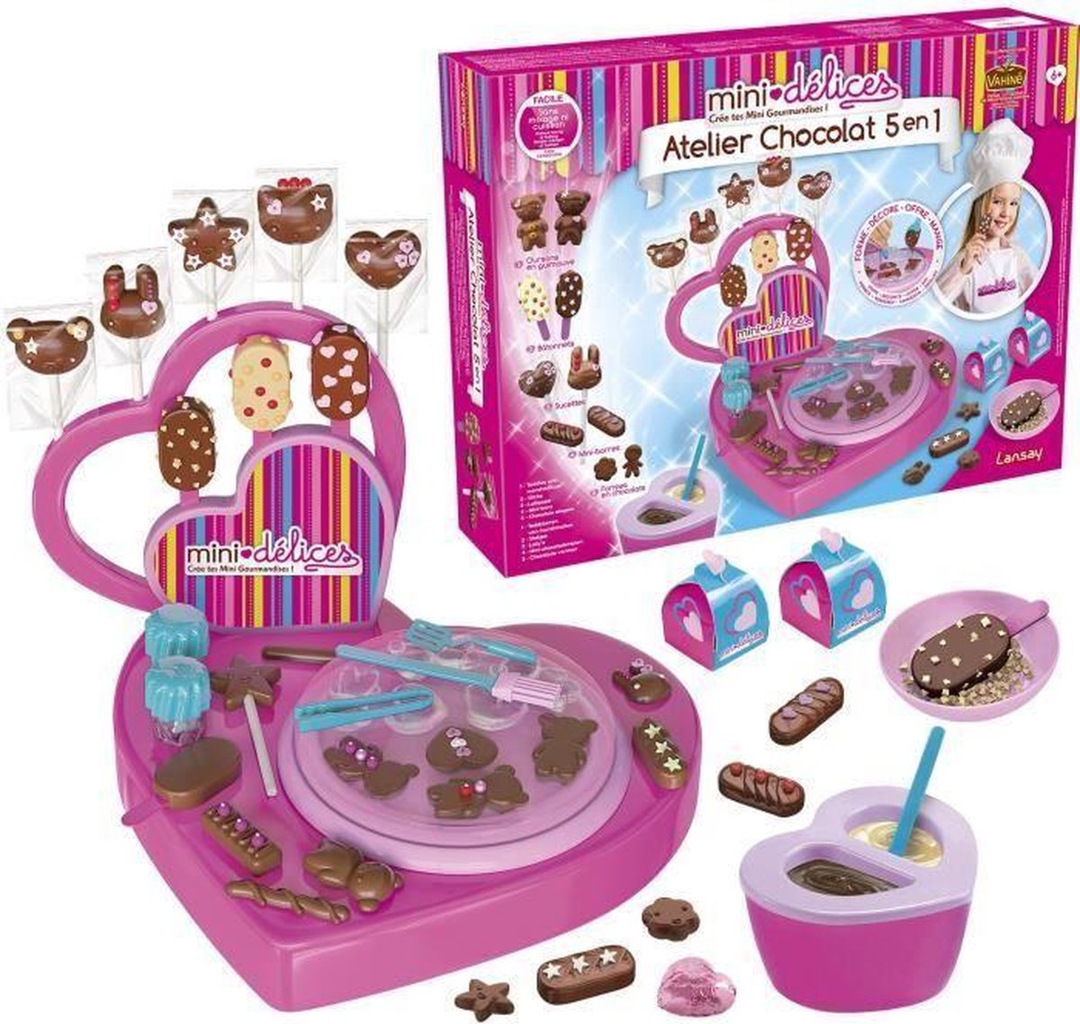 LANSAY Mini Delights Kookspel My Super Chocolate Workshop 5 in 1 - Girl - vanaf 6 jaar